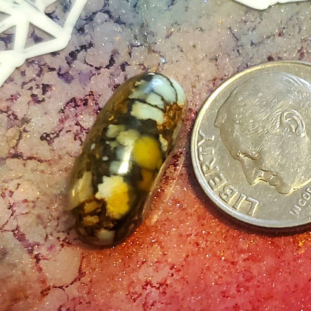 Hi-Dome 7 Dwarfs Rare Genuine Turquoise Cabochon